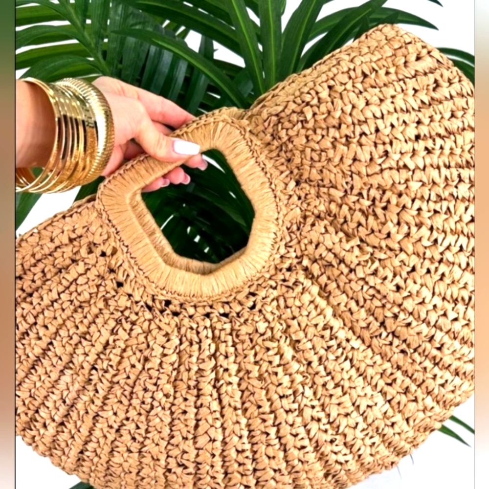 RAMLA straw bag NWOT